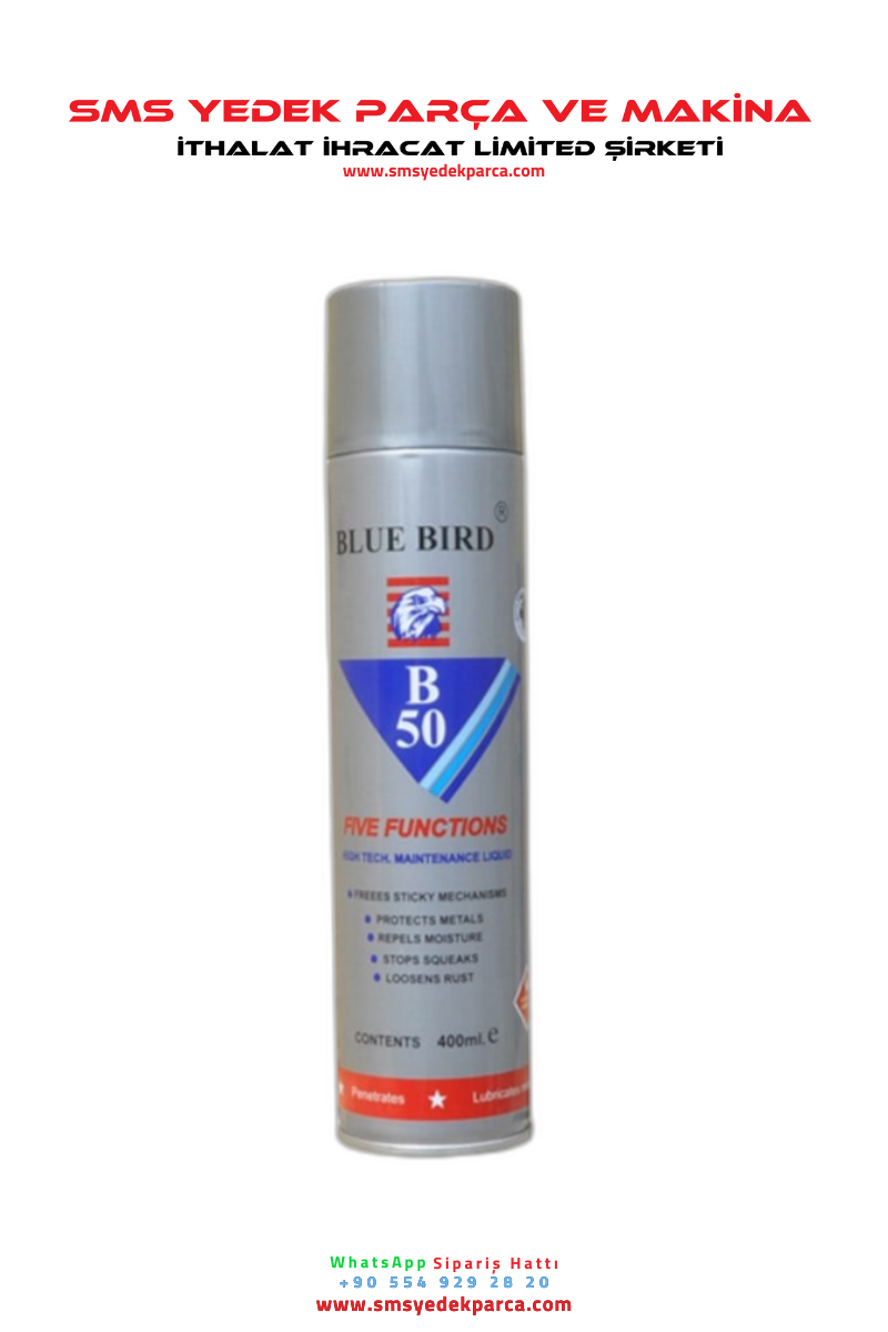 BB-002 | blue bird b-50 rust remover spray 400ml