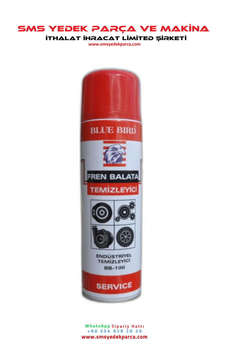 BB-100 | blue bird brake pad spray 500 ml.