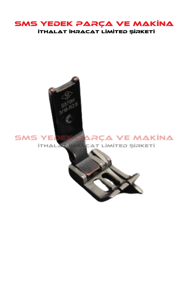 S570H 3/16X1/16 | çiftiğne çima ayak 3/16 tırnaklı